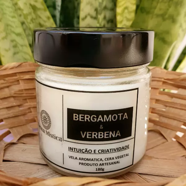 Vela Aromática Bergamota e Verbena