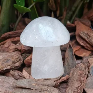 Cogumelo de Cristal Quartzo Leitoso