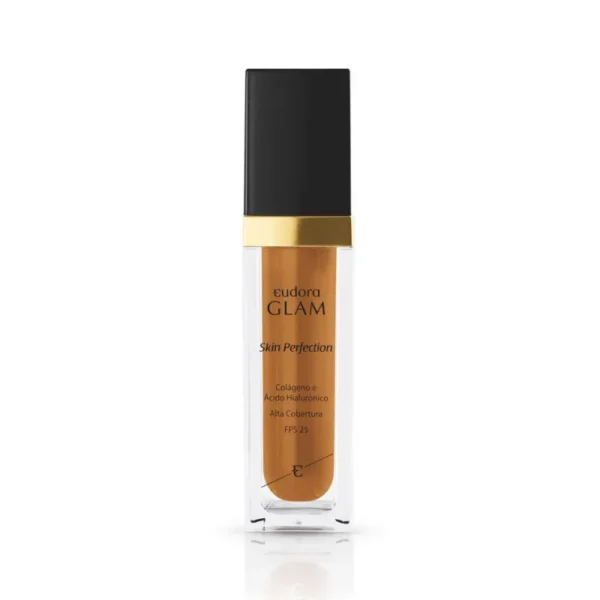 Base Líquida Glam Skin Perfection Cor 75 30ml Eudora - Imagem 3
